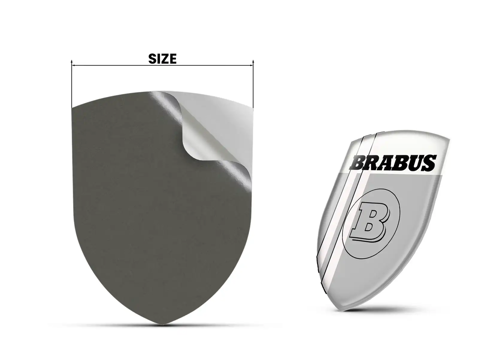 Brabus Autocollants Vinyle Résistants Pro Qualité Auto
